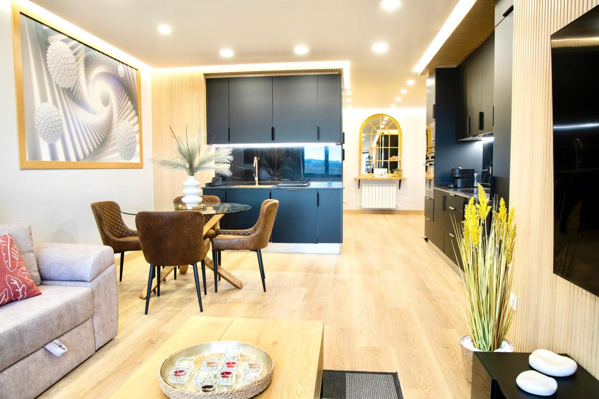 Ferienwohnung Lucus Skyline & Terrace Lugo Exterior foto