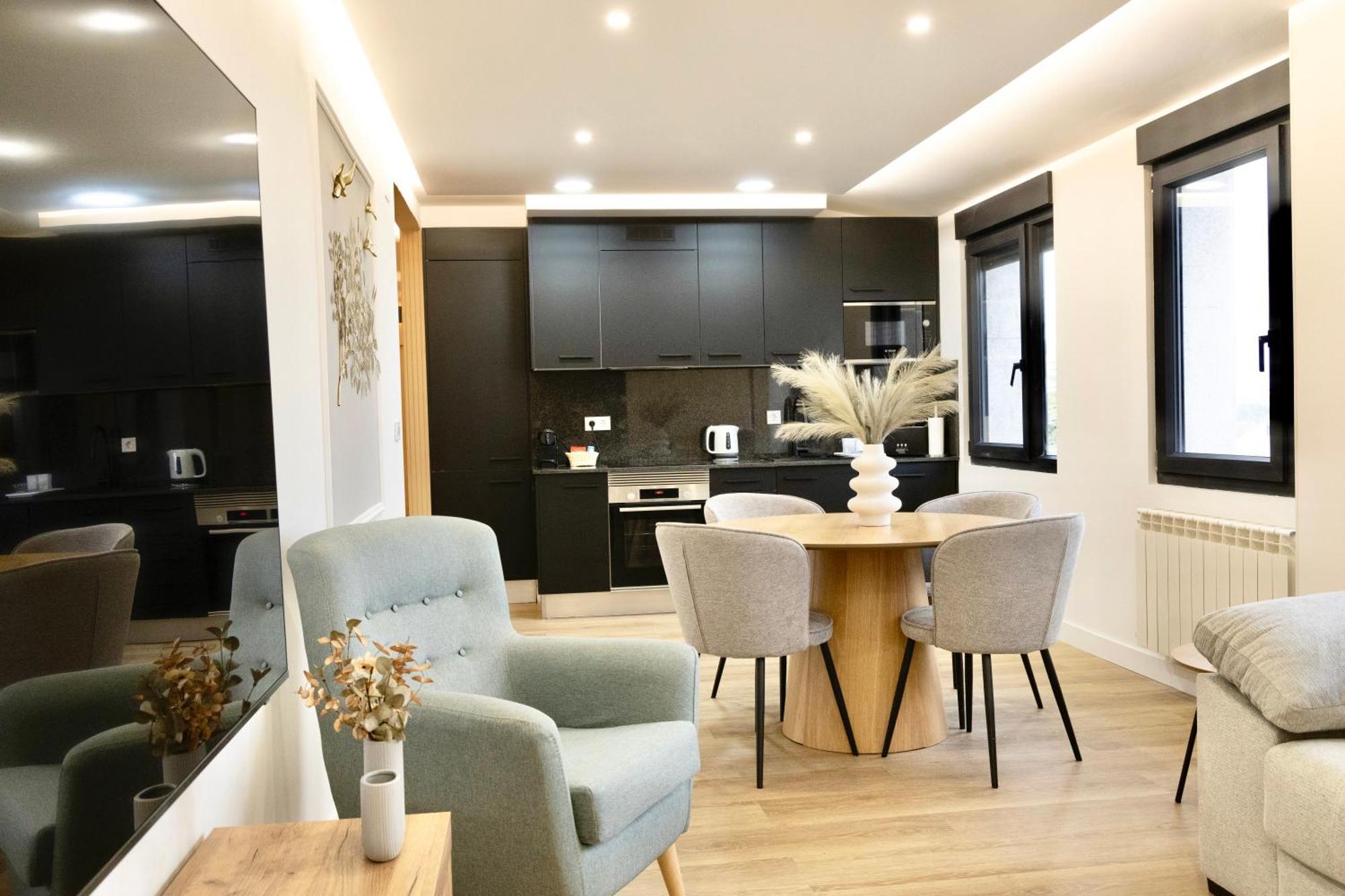 Ferienwohnung Lucus Skyline & Terrace Lugo Exterior foto