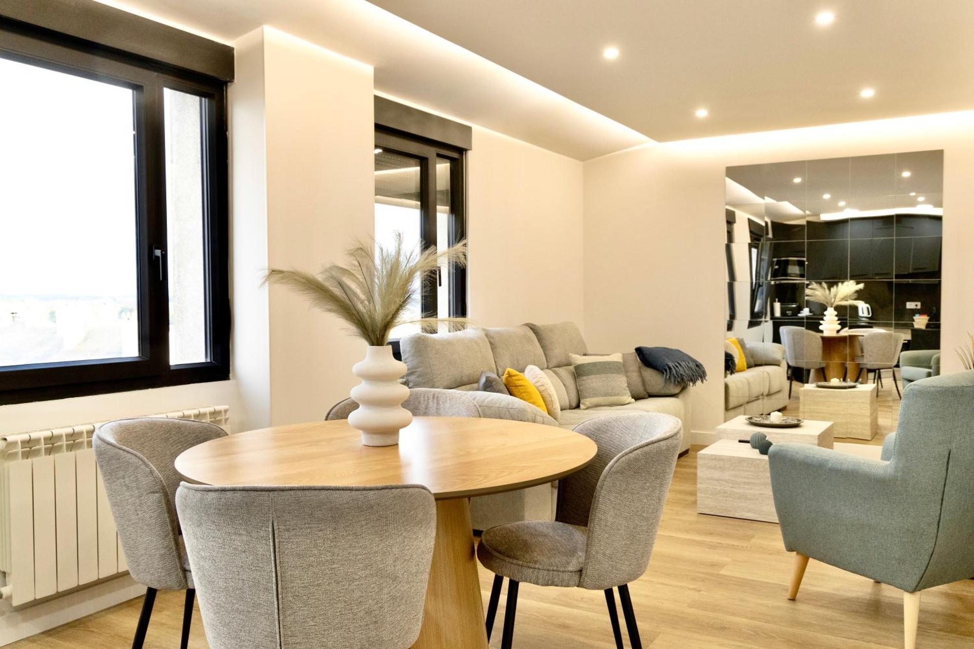 Ferienwohnung Lucus Skyline & Terrace Lugo Exterior foto