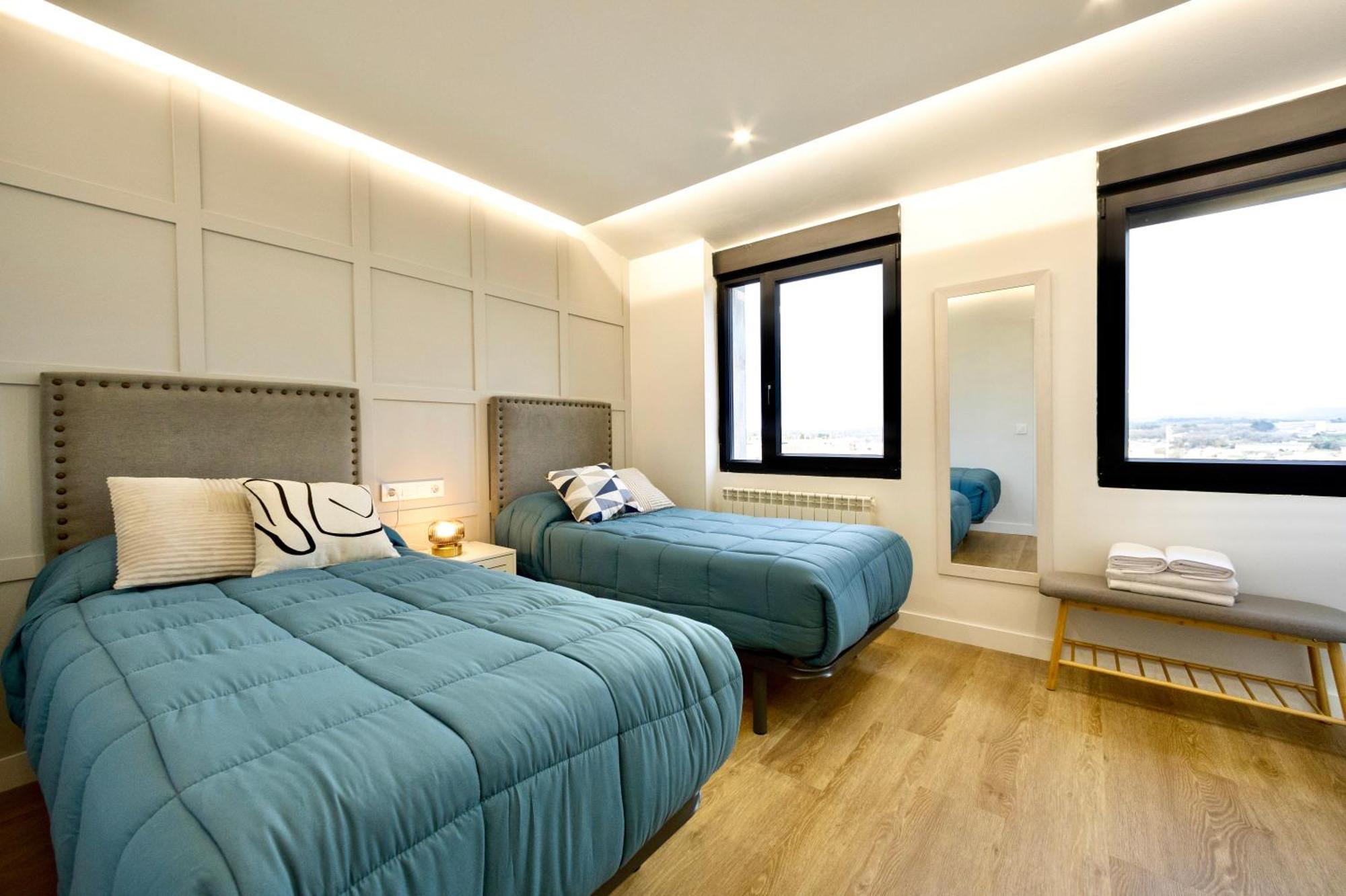Ferienwohnung Lucus Skyline & Terrace Lugo Exterior foto